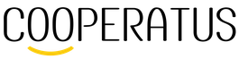 Cooperatus logo, dark text, large